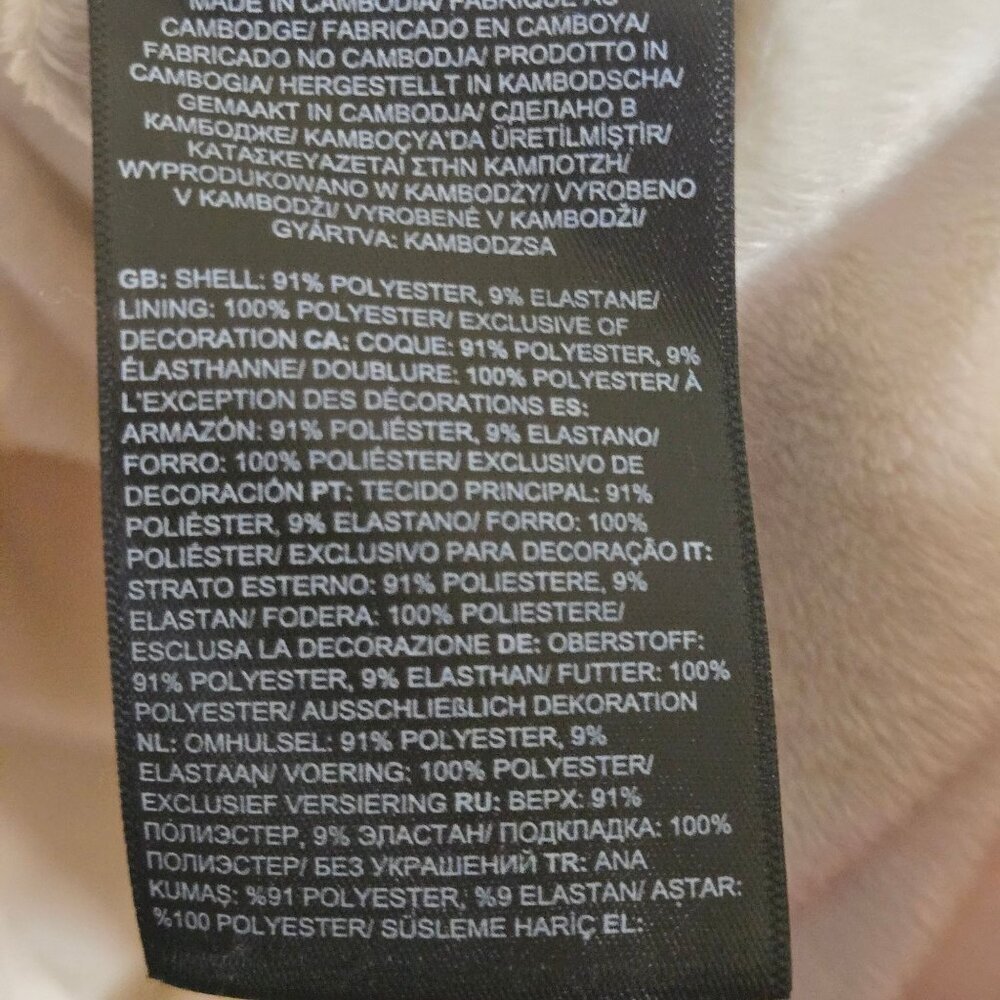 The North Face NWOT Shelbe Raschel Fleece Hooded Jacket Gardenia White Size 3X - Picture 12 of 14